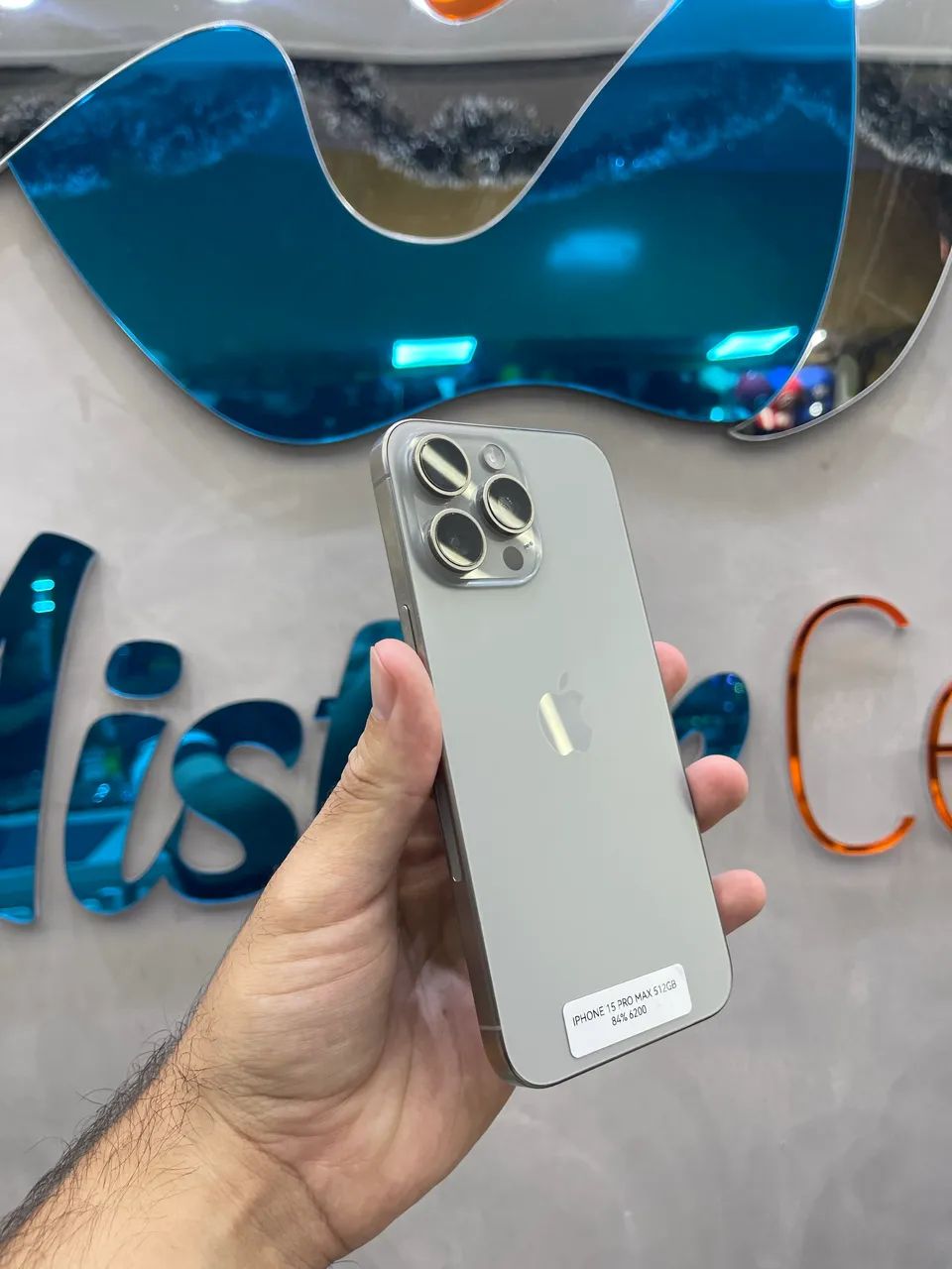 IPHONE 15 PRO MAX 512GB CINZA NATURAL SEMI NOVO PROMOÇÃO TOP