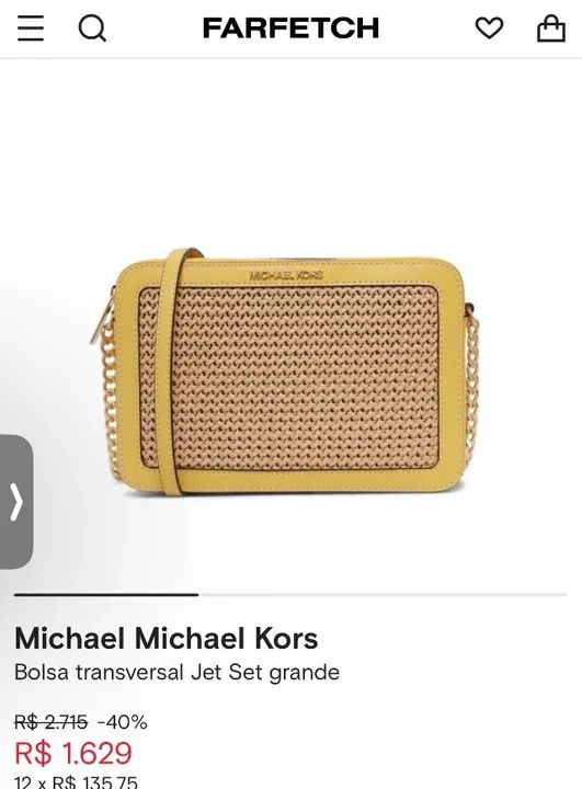 Bolsa transversal Jet Set grande Crossbody - Foto 2