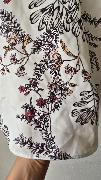 BLUSA ZARA EM SEDA - Foto 3