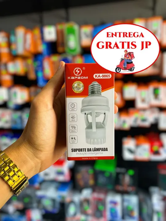 SENSOR DE PRESENÇA PARA LÂMPADA BOCAL KAPBOM KA-9865