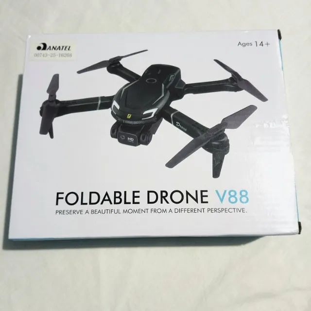 Drone v88 Com Câmera Dupla Full HD Foto Filma (Novo na Caixa) - Foto 5