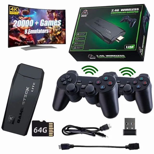 Video Game Stick 2 Controles e 20 Mil Jogos com Entrega Rápida! - Foto 5