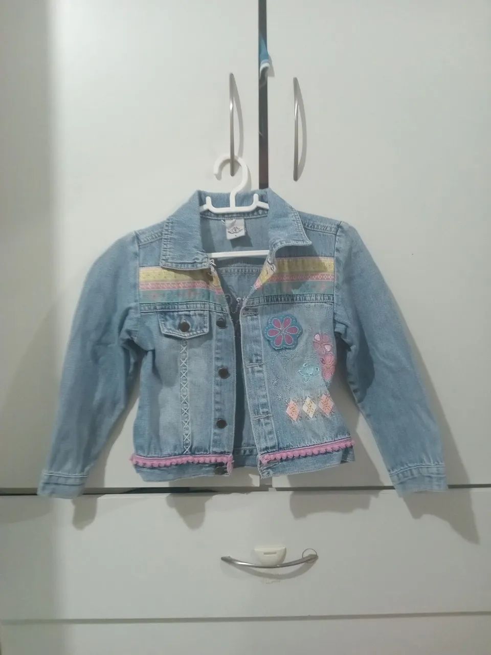 Decorated Girls' Denim Jacket