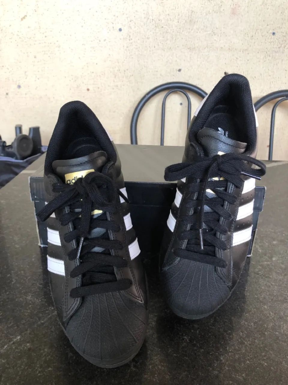 Tênis Adidas Superstar Preto - Foto 5