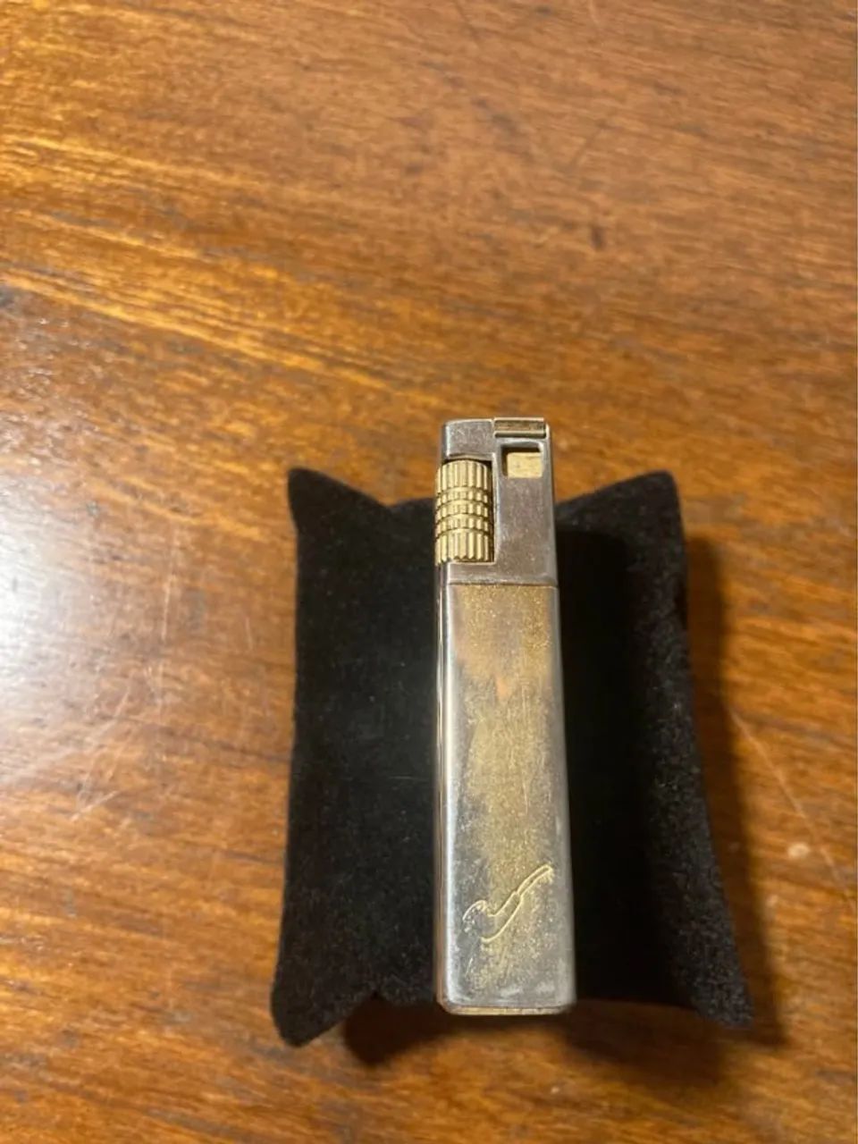 Isqueiro Dourado Vintage a Gás  - Foto 4