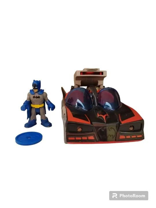 Imaginext- Batman E Batmóvel Carro Batman - Fischer Price - Foto 4