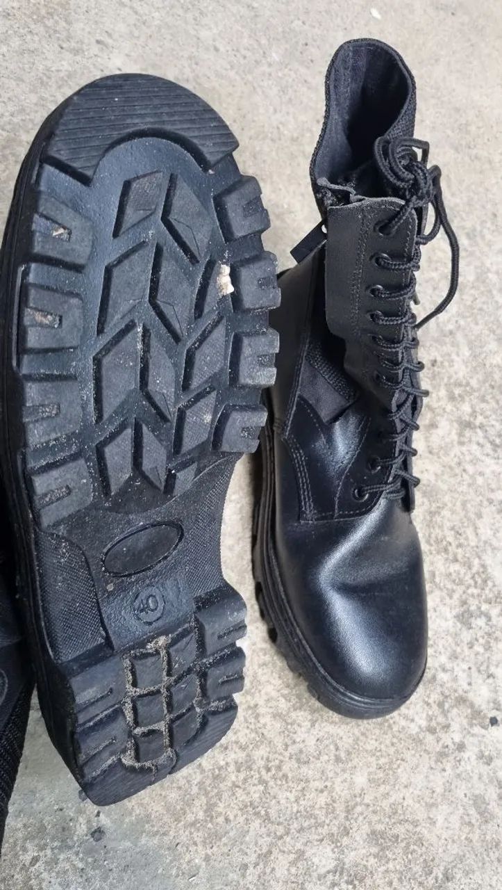 Botas Táticas Preta - Nova - Foto 3
