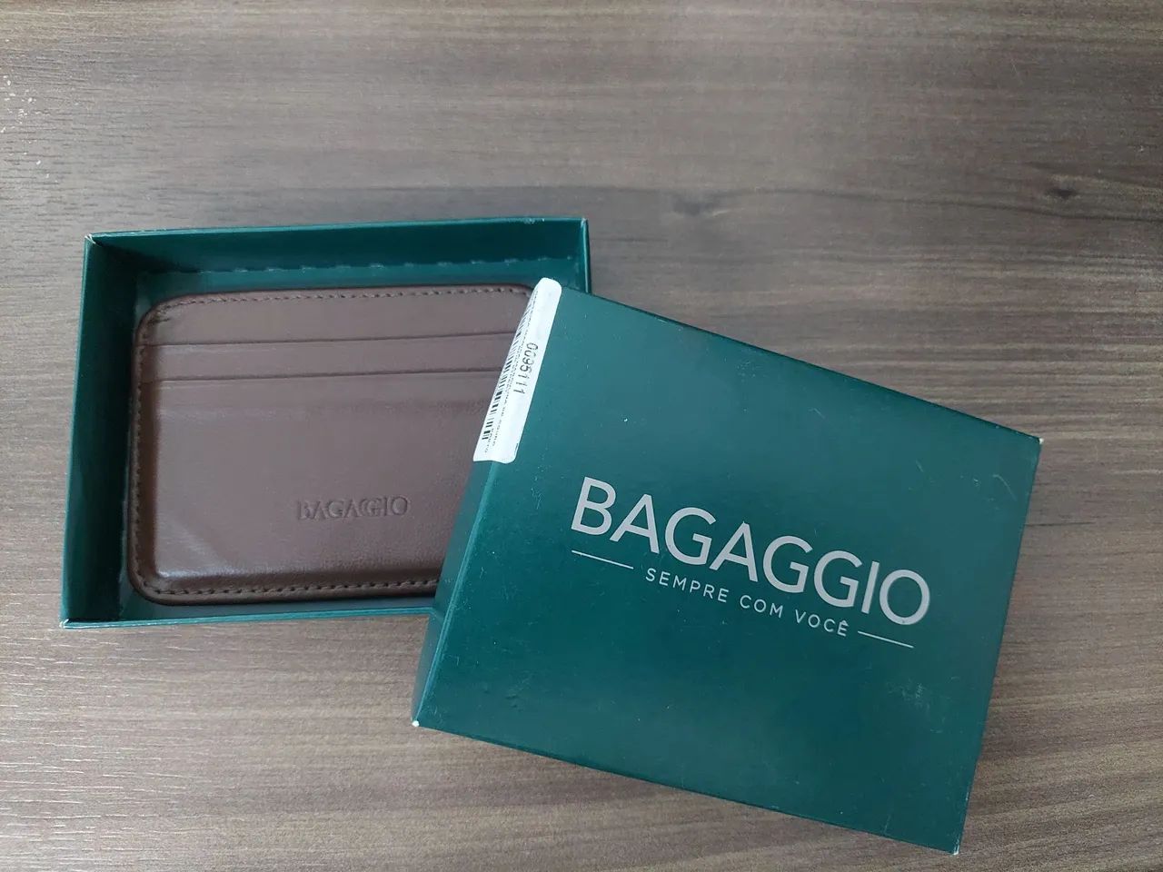 Porta Cartão Masculino de Couro Bagaggio com RFID - Foto 5