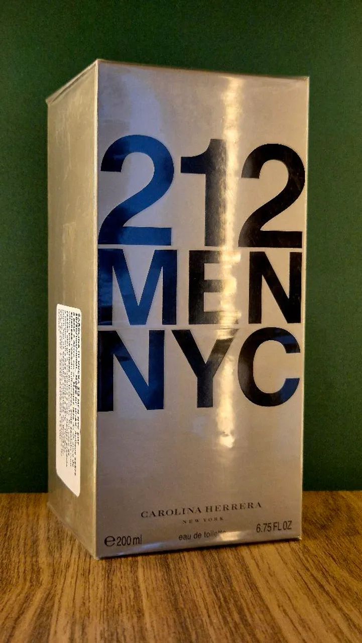 Perfume Importado 212 MEN NYC 200ml EDT Original Lacrado
