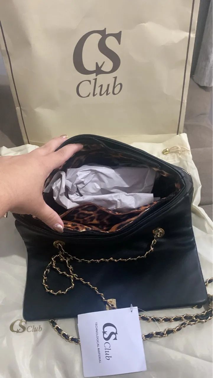 Bolsa  Carmen Steffens preta - Foto 3