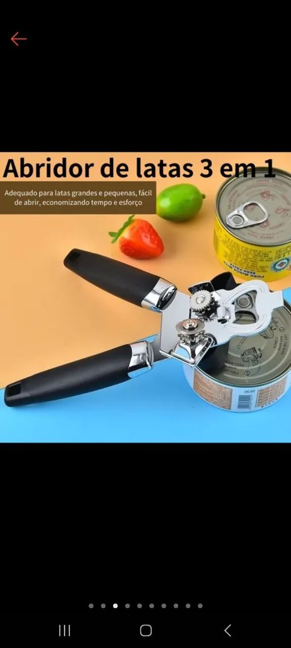 Abridor de Latas e garrafas