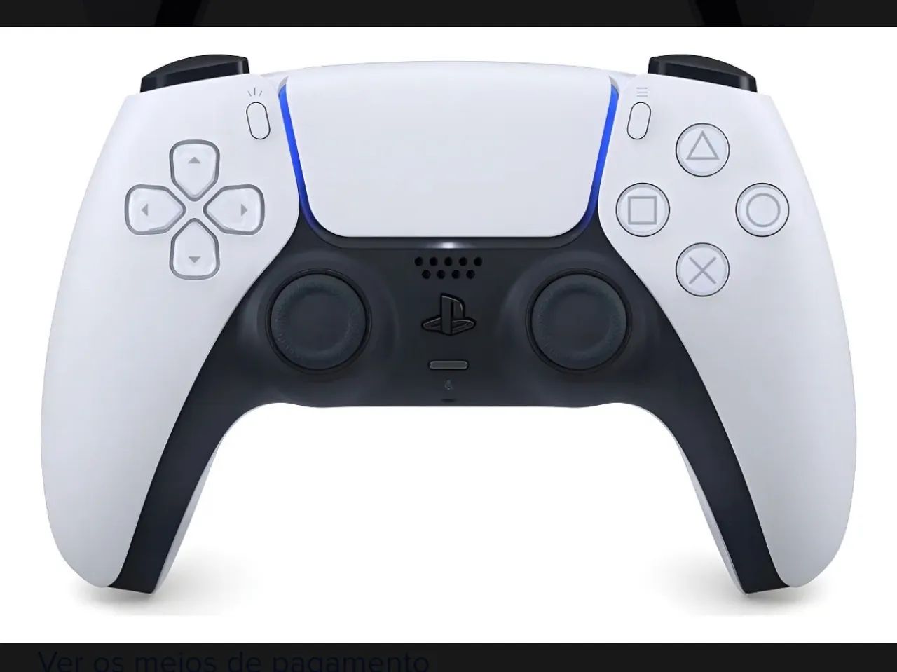 Controle Joystick Sem Fio Sony Playstation Dualsense Branco - Foto 3