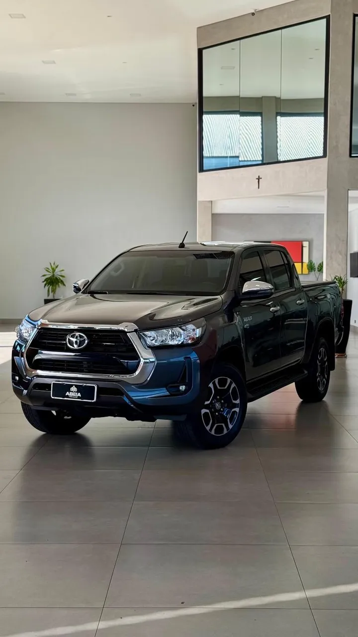 HILUX CD SRV 4X4 2.7 FLEX 16V AUT. CINZA 2020/2021