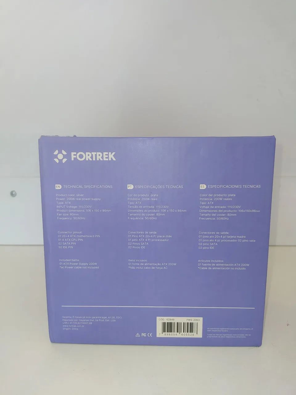 Fonte de PC 200W Fortrek PWS-2003 - Foto 3
