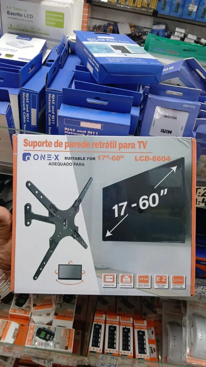 Suporte articulado ou fixo para tv