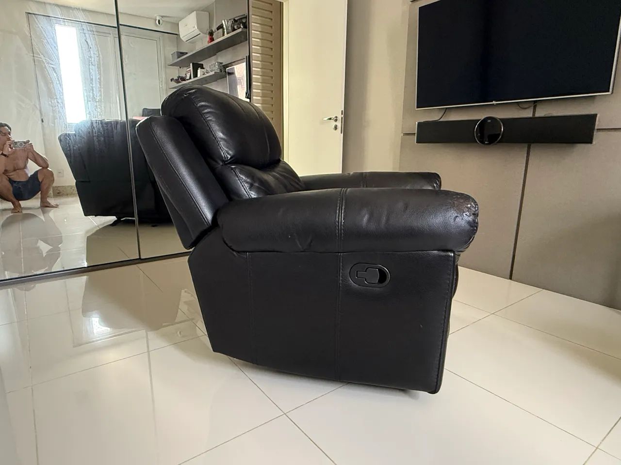 Poltrona do papai reclinável e com balanço ultra confortável  - Foto 3