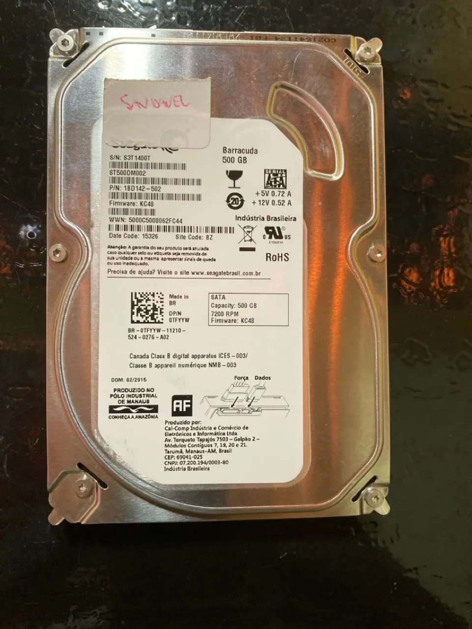 HD Seagate Barracuda 500GB SATA