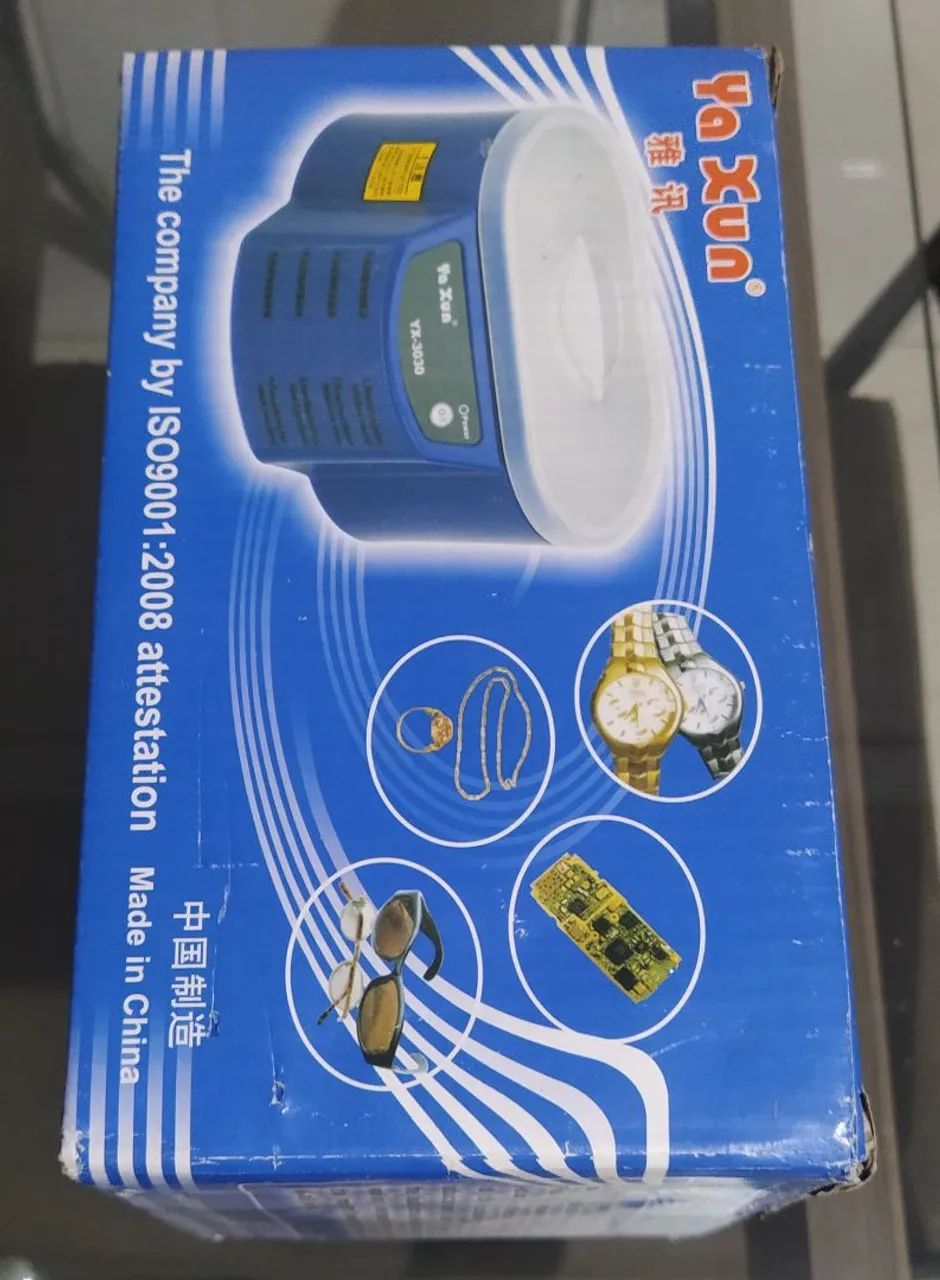 Ultrasonic Cleaner para desoxidação de placas de celulares,relógios, óculos 110v Nova<br><br> - Foto 4