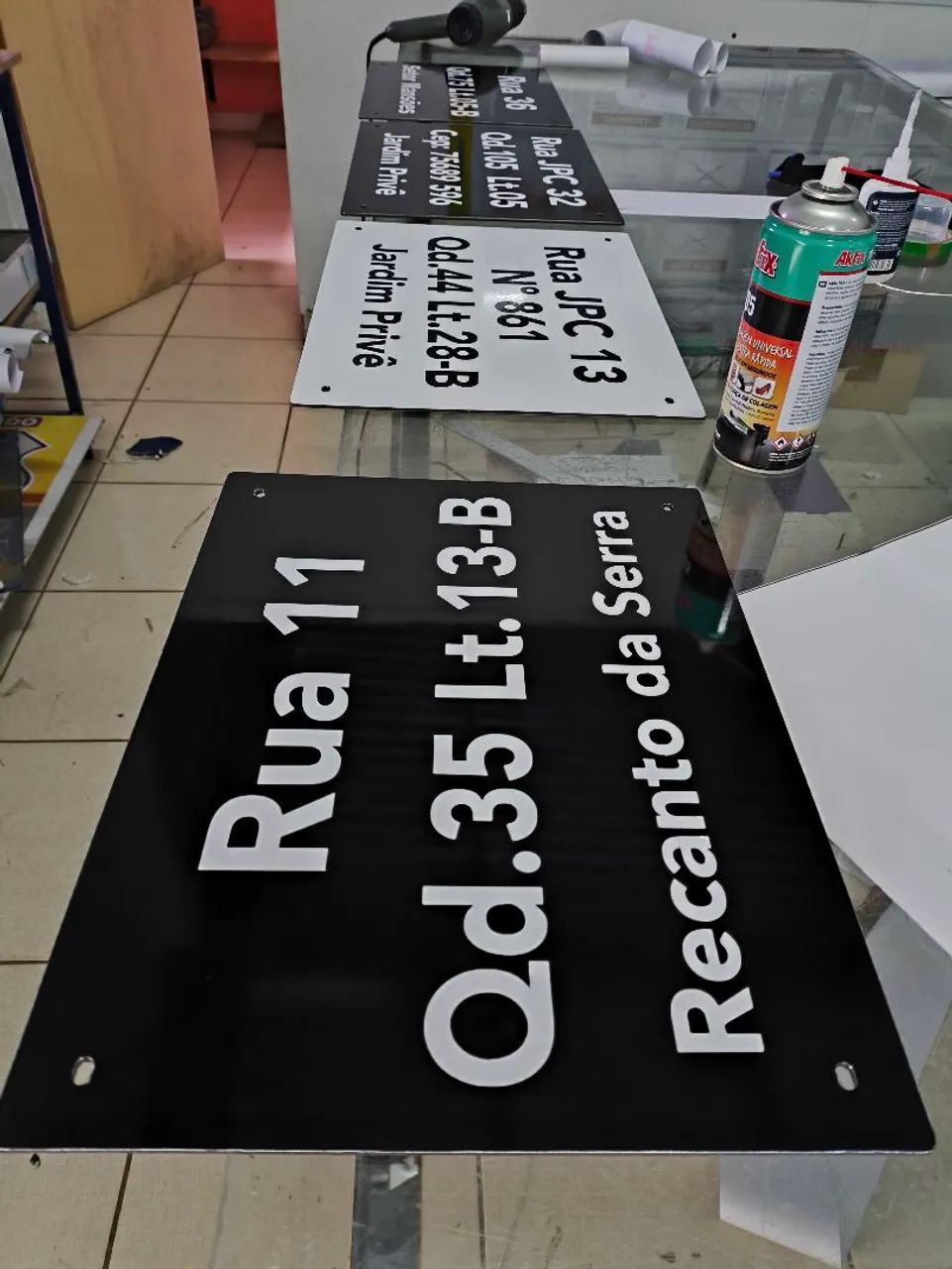 Placa de endereço  - Foto 3