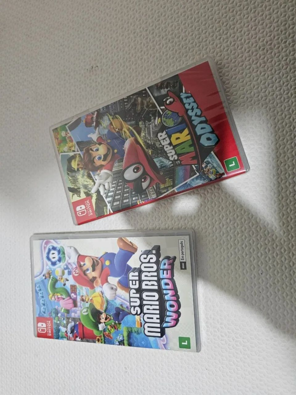 Mario Wonder + Mario Odyssey NOVO LACRADO