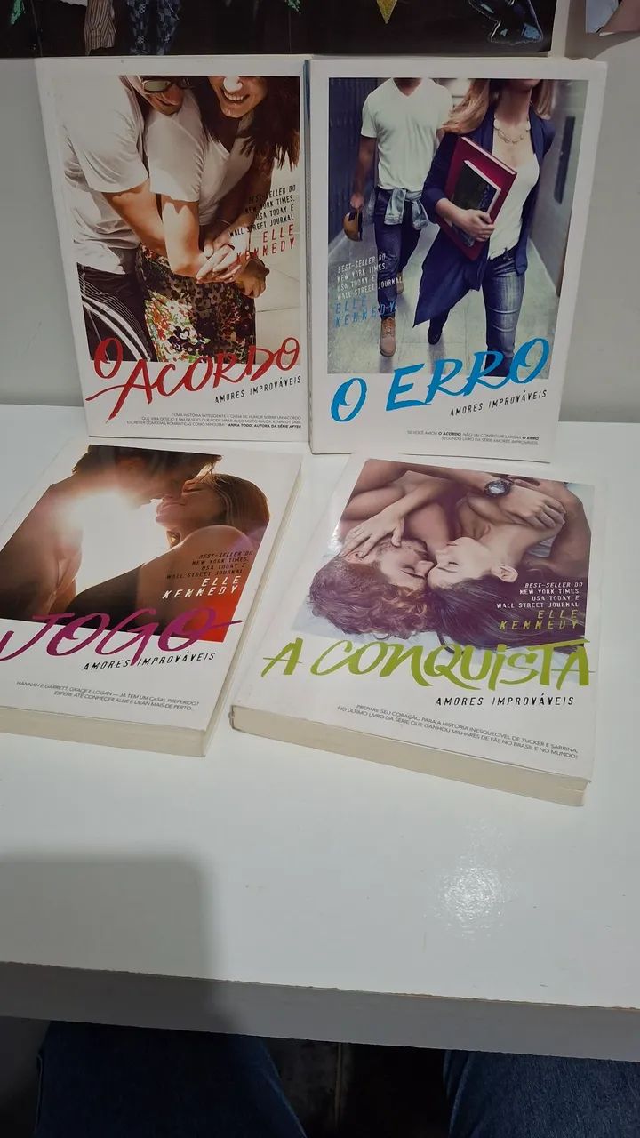 Coleção Livros Amores Improváveis - Elle Kennedy