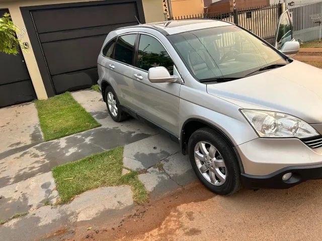 Honda CR-V 2009 Prata Ótimo carro