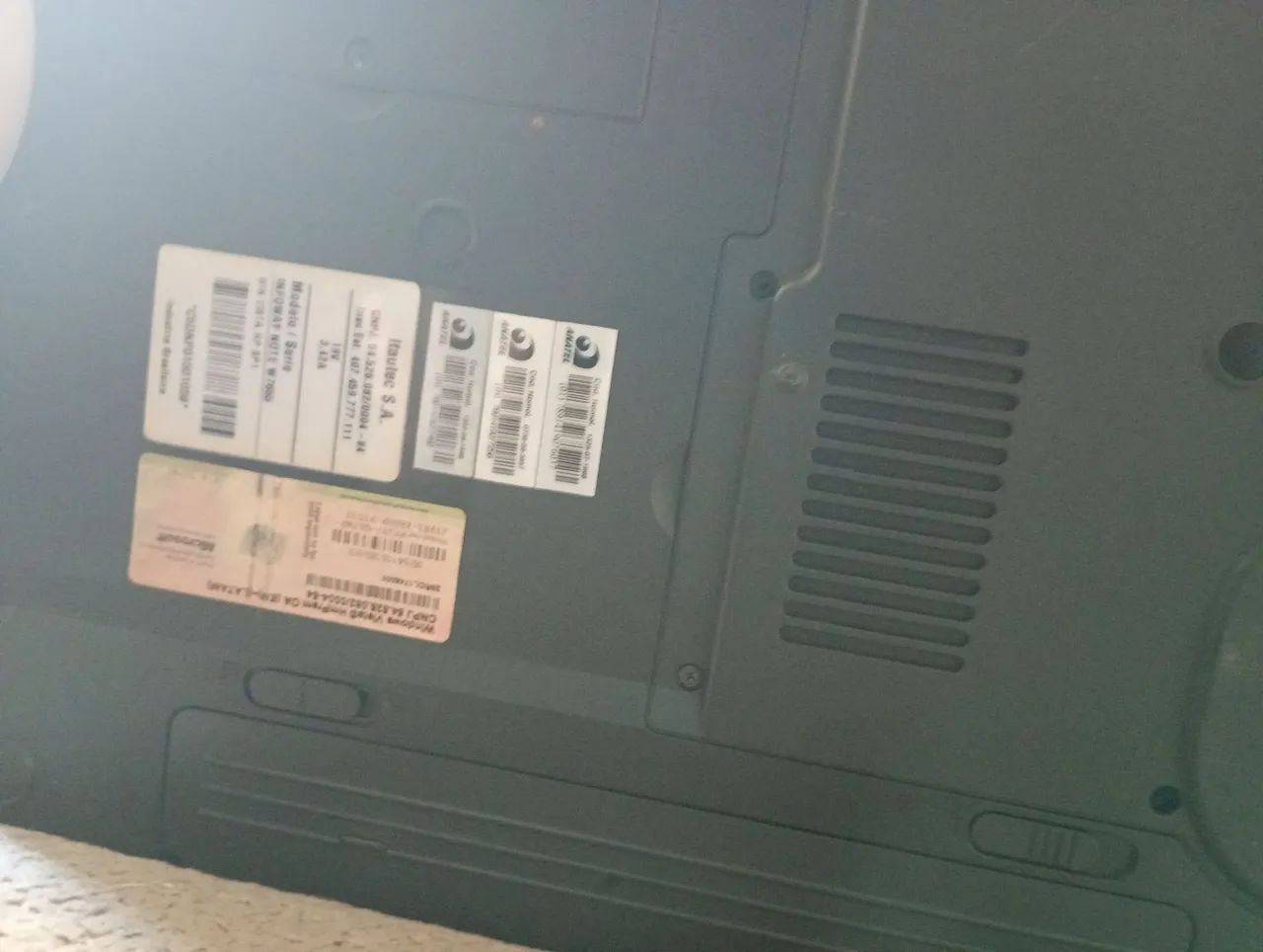 Notebook Itautec INFOWAT NOTE W7000