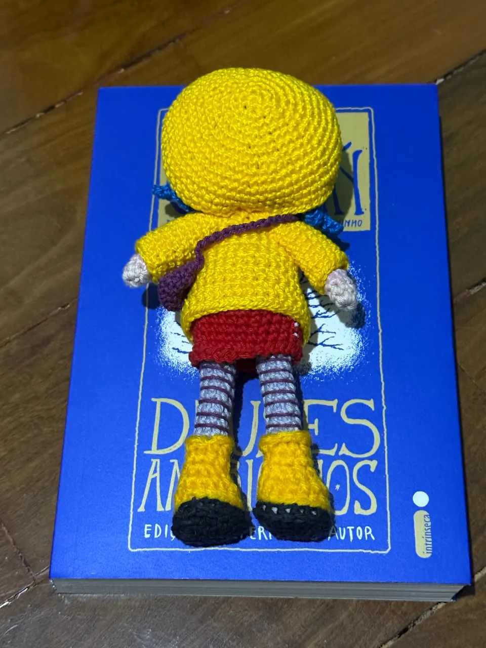 Boneca de amigurumi da Coraline - Neil Gaiman - Foto 3