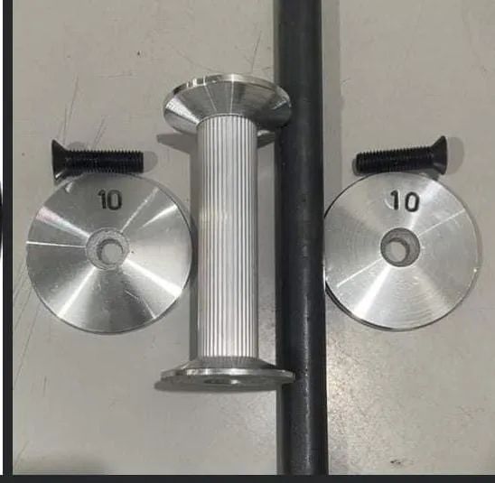 Cinco (5) Pares de Barras para Dumbbells