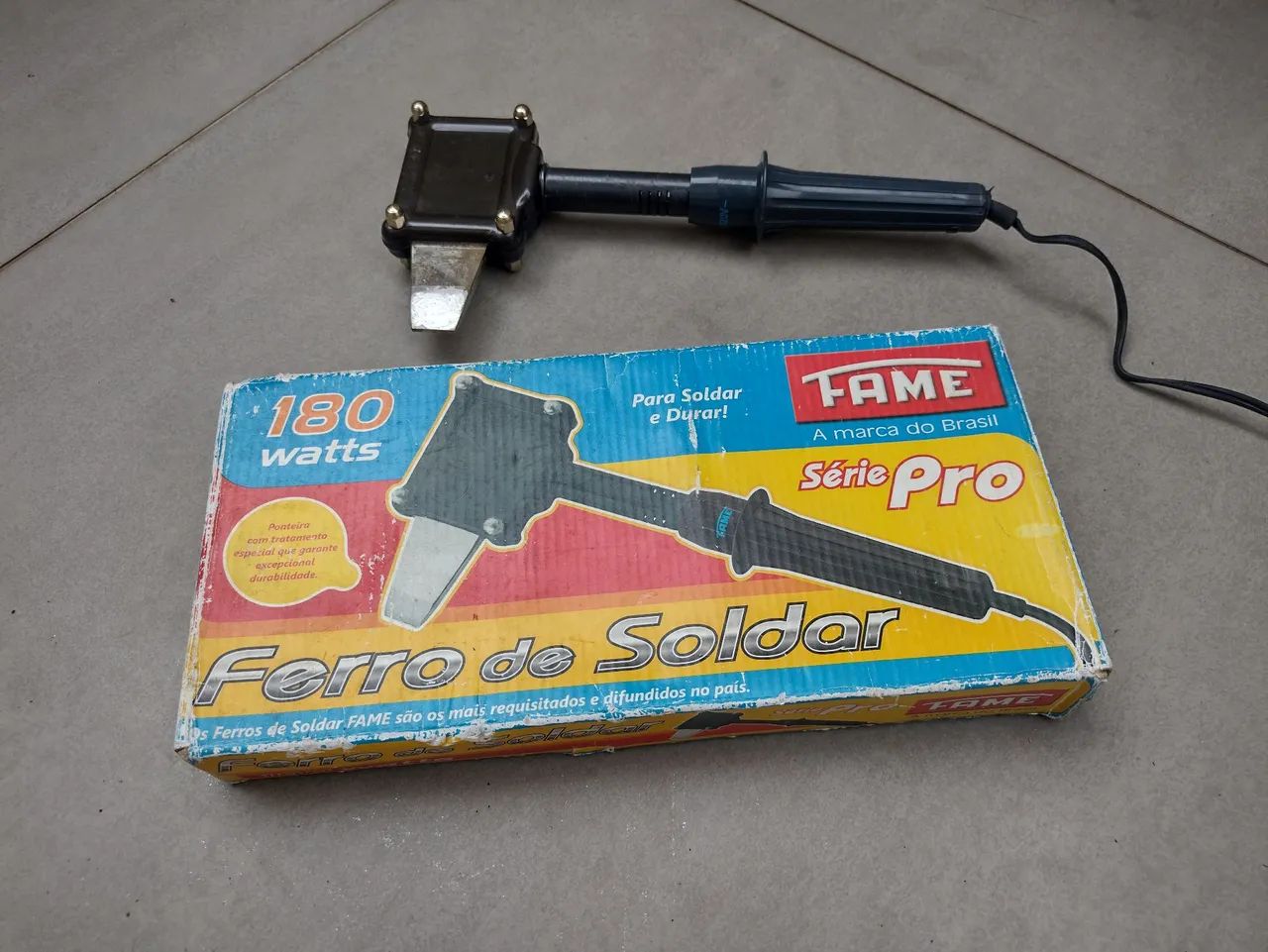Ferro de Soldar FAME Série Pro 180W 220 volts
