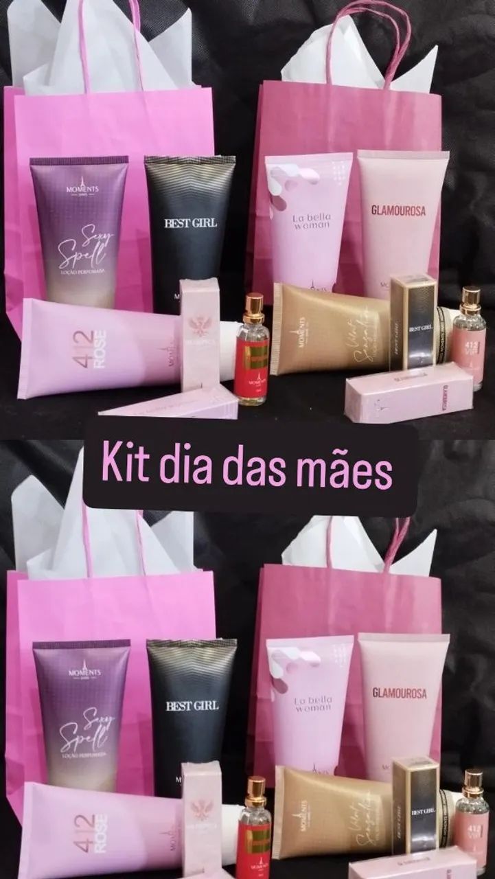 Kit Dia das Mães - cremes e perfumes 