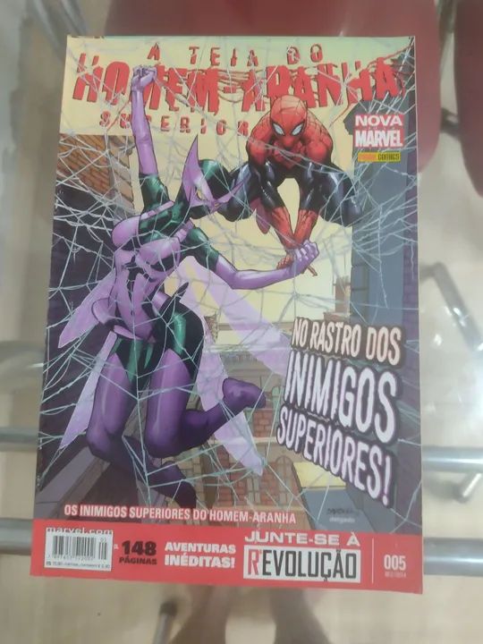 A teia do homem aranha superior 1 ao 5 e 7 - Foto 5