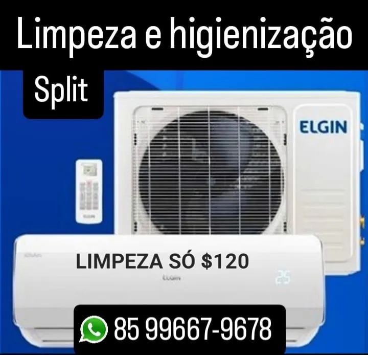 Limpeza de ar condicionado $120 *PROMOÇÃO*