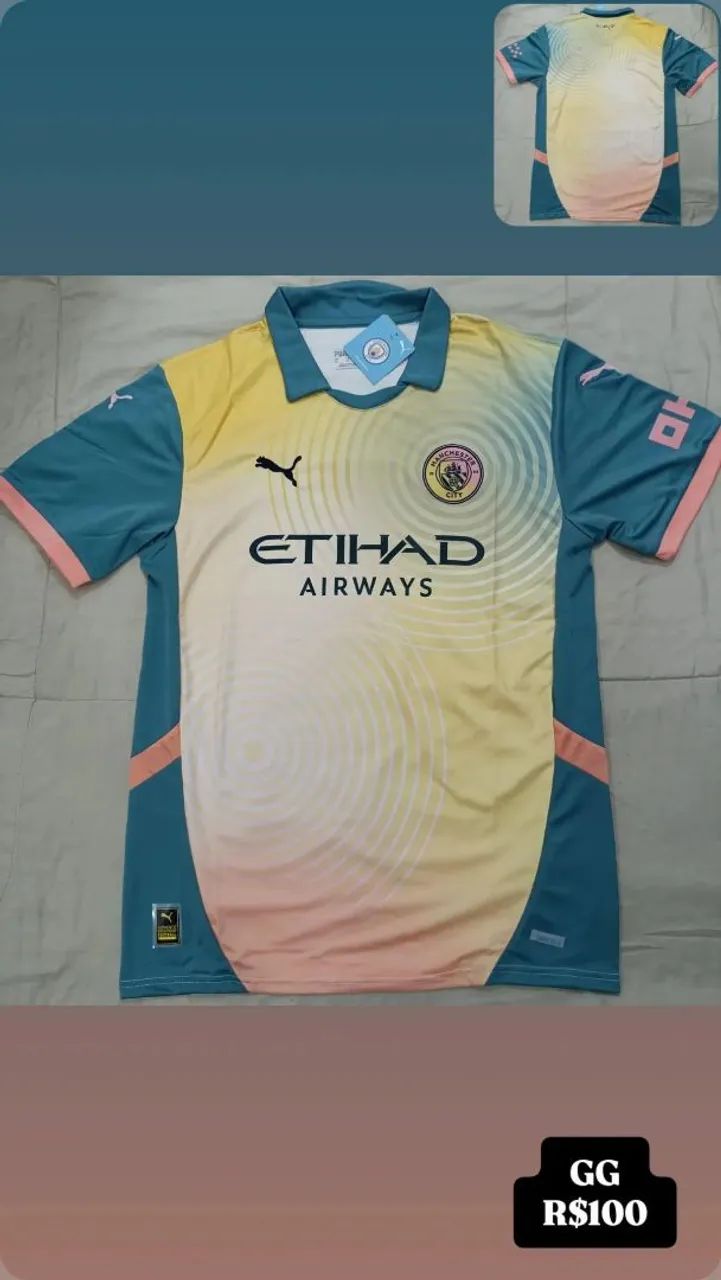 Camisa do Milan, Flamengo, Palmeiras, Botafogo entre outros  - Foto 3