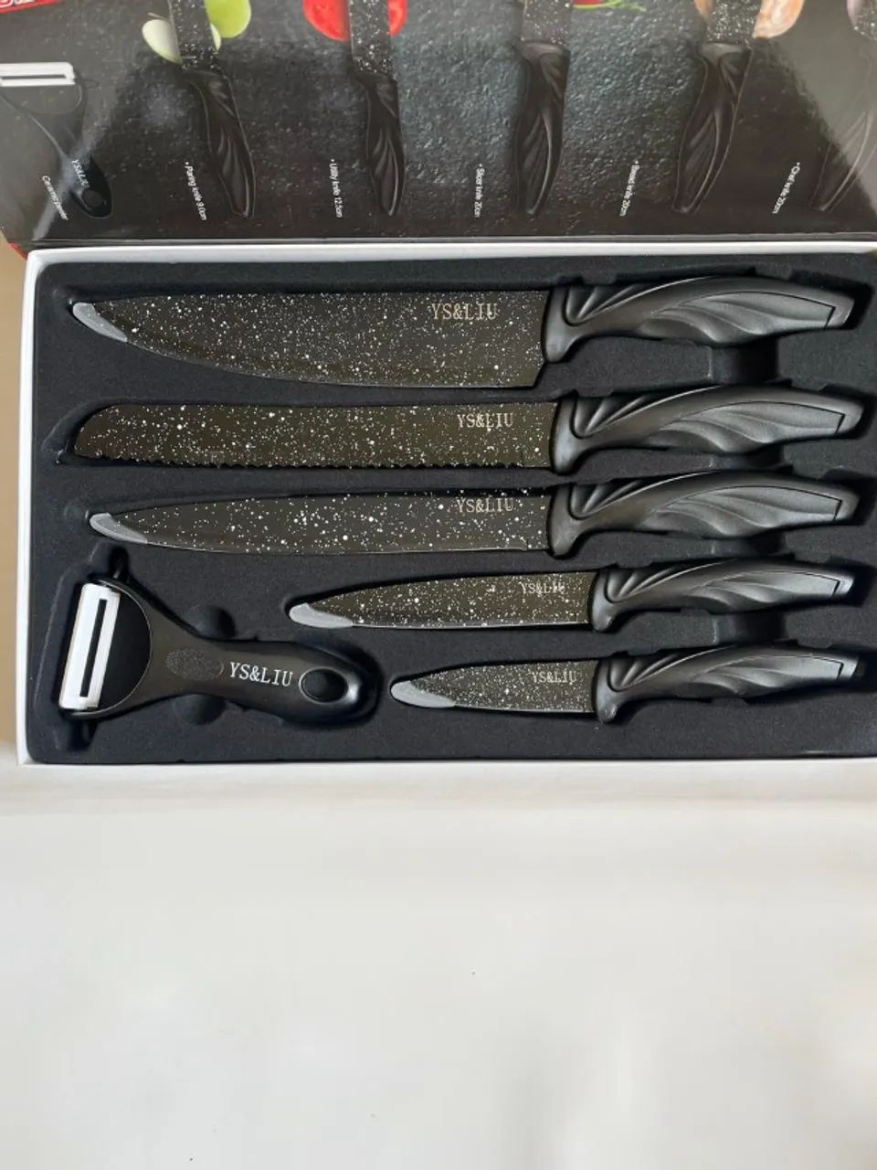 Conjunto de Facas Afiadas C/06 Peças - Foto 4