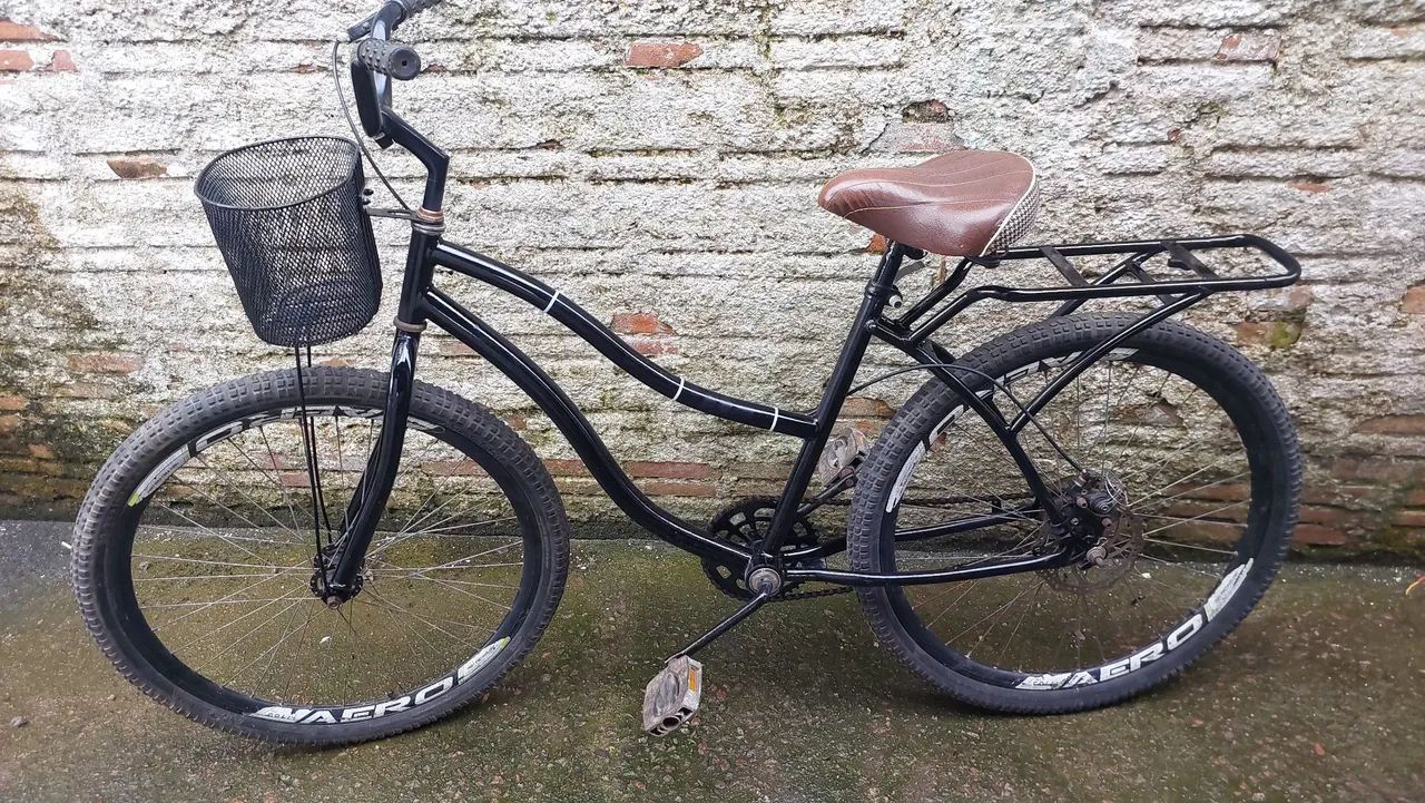 Bicicleta retro com freio a disco - Foto 3