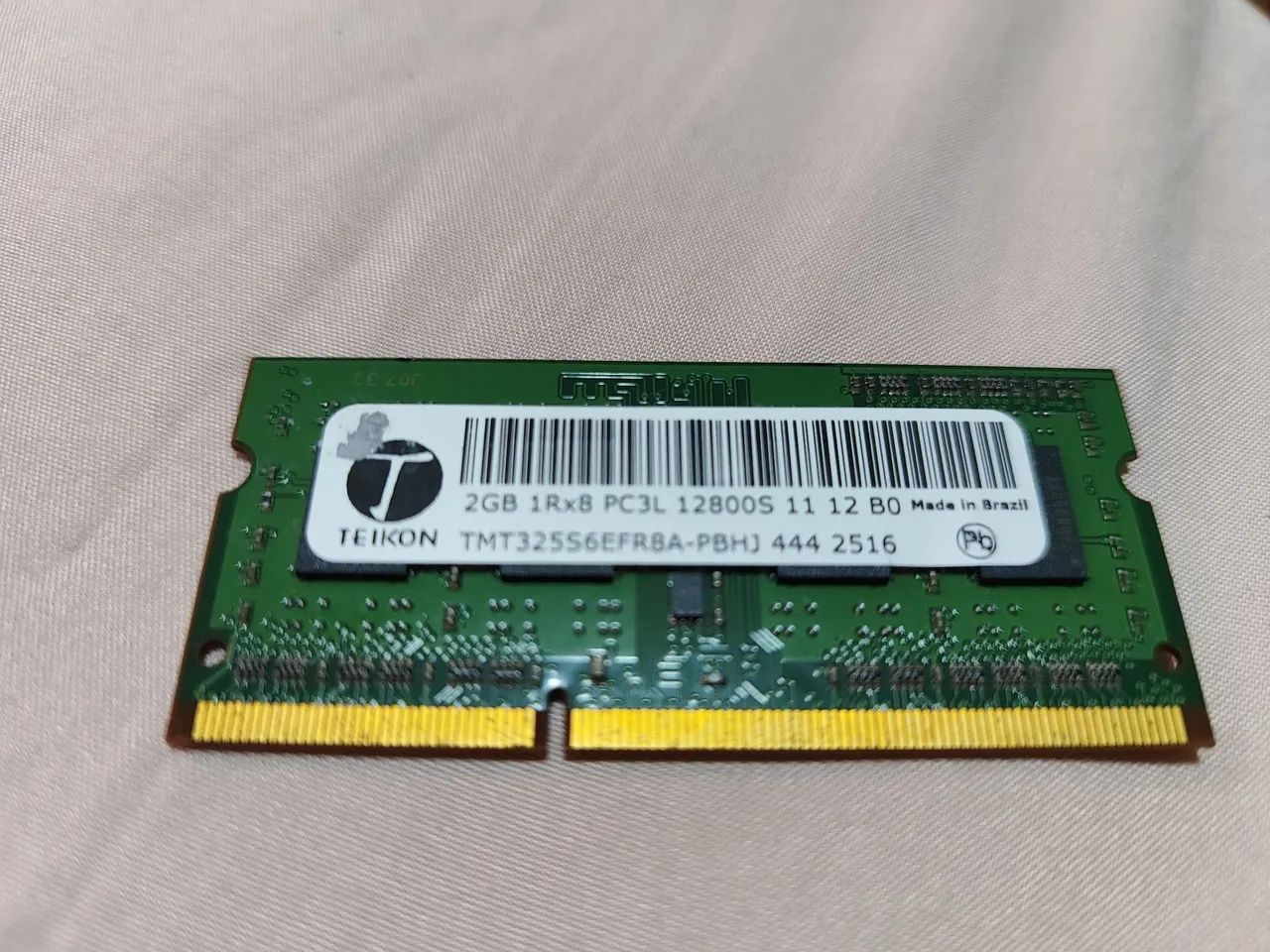 Módulo de memória RAM para notebook 