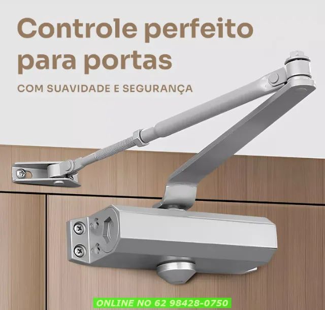 Mola Aerea Braço Amortecedor De Impacto Fecha Porta Automático