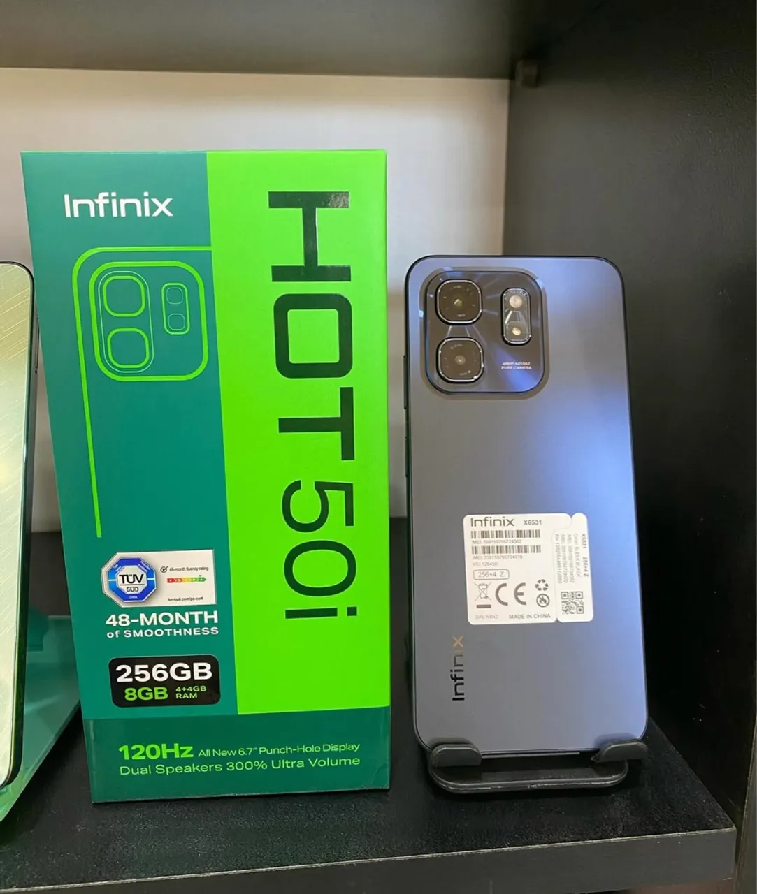 INFINIX HOT 50i 4/256GB NFC (NOVO) - MÊS DOS PAIS!!