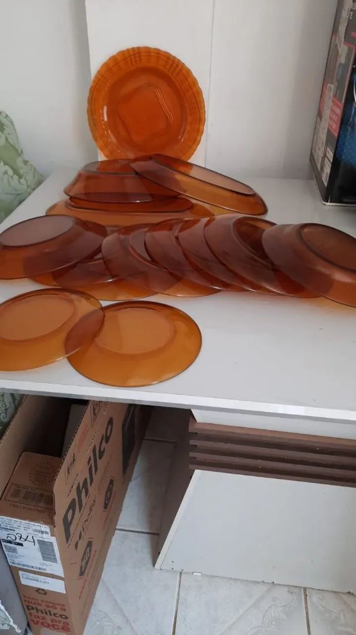 Conjunto Duralex ambar - Foto 2
