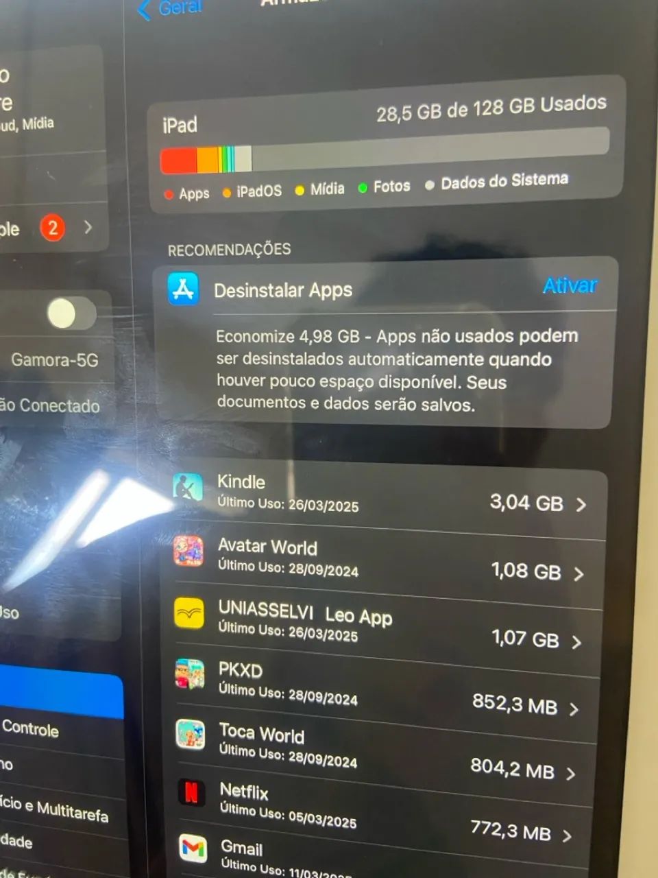 iPad 5a geração- 128gb de armazenamento Dourado - Foto 4