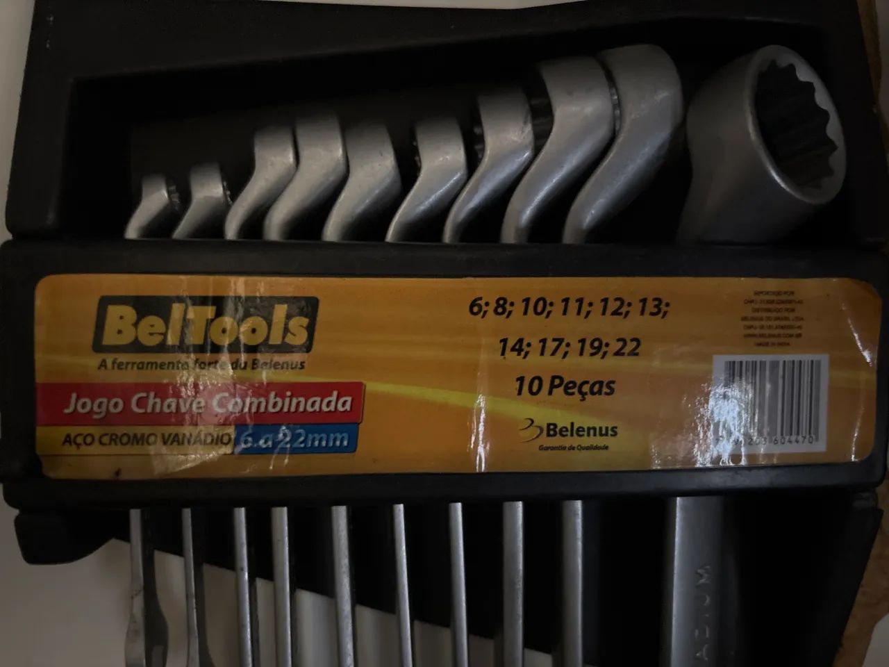Conjunto de chaves combinadas 10 peças BellTools - Foto 2