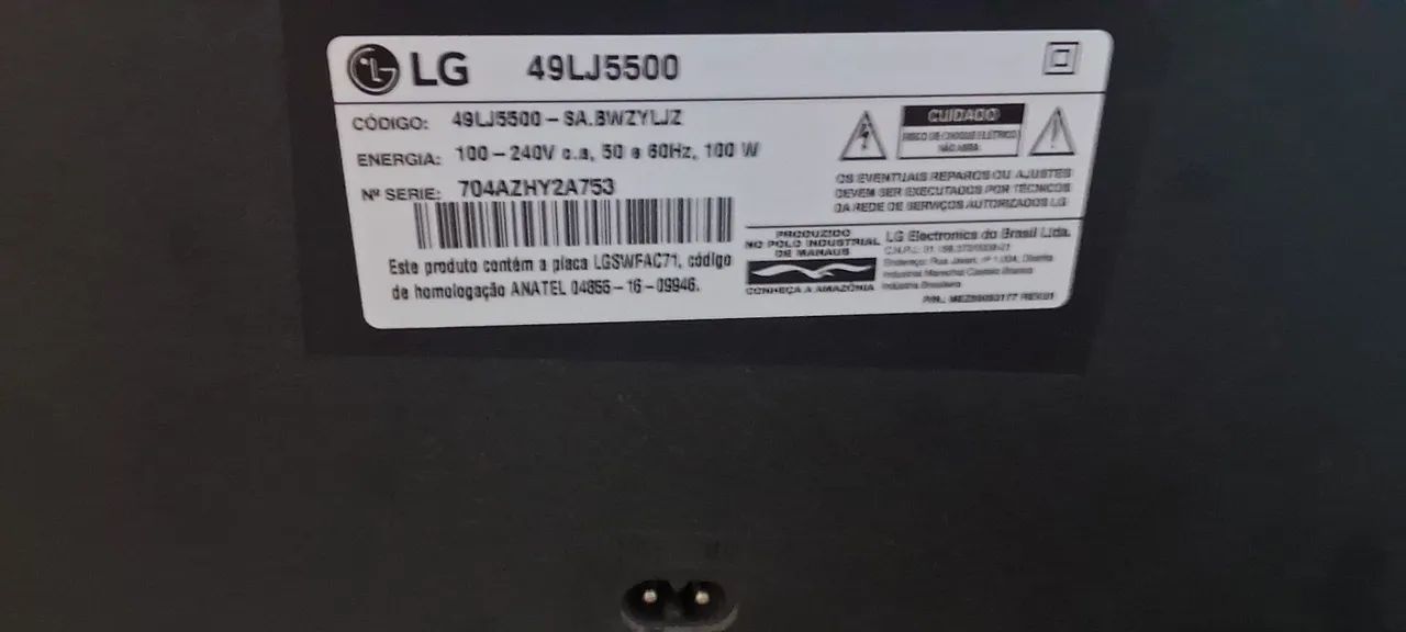 Smart TV LG 50 Tela Plana com Defeito - Foto 5
