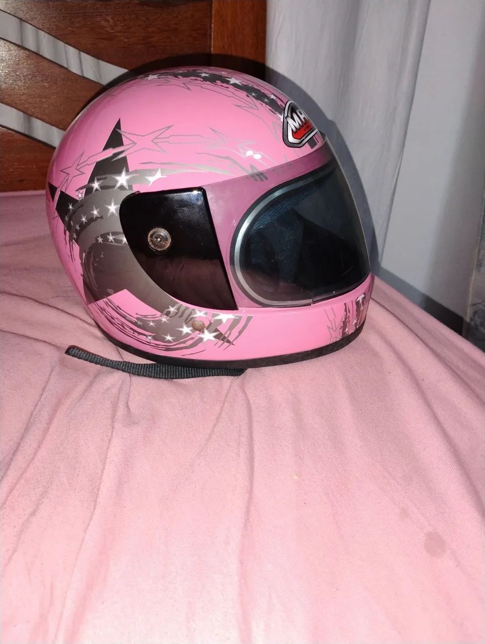 Capacete Rosa INFANTIL- Estiloso e Seguro! - Foto 2