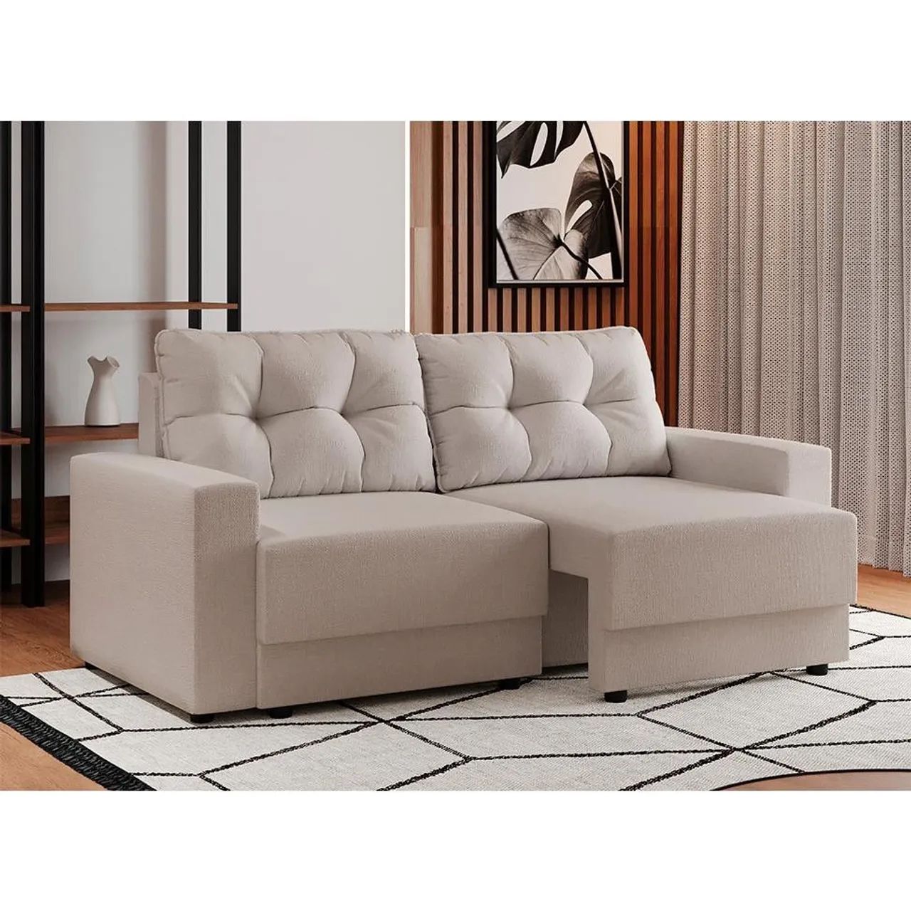 Sofá 3 lugares retrátil  Lubeck