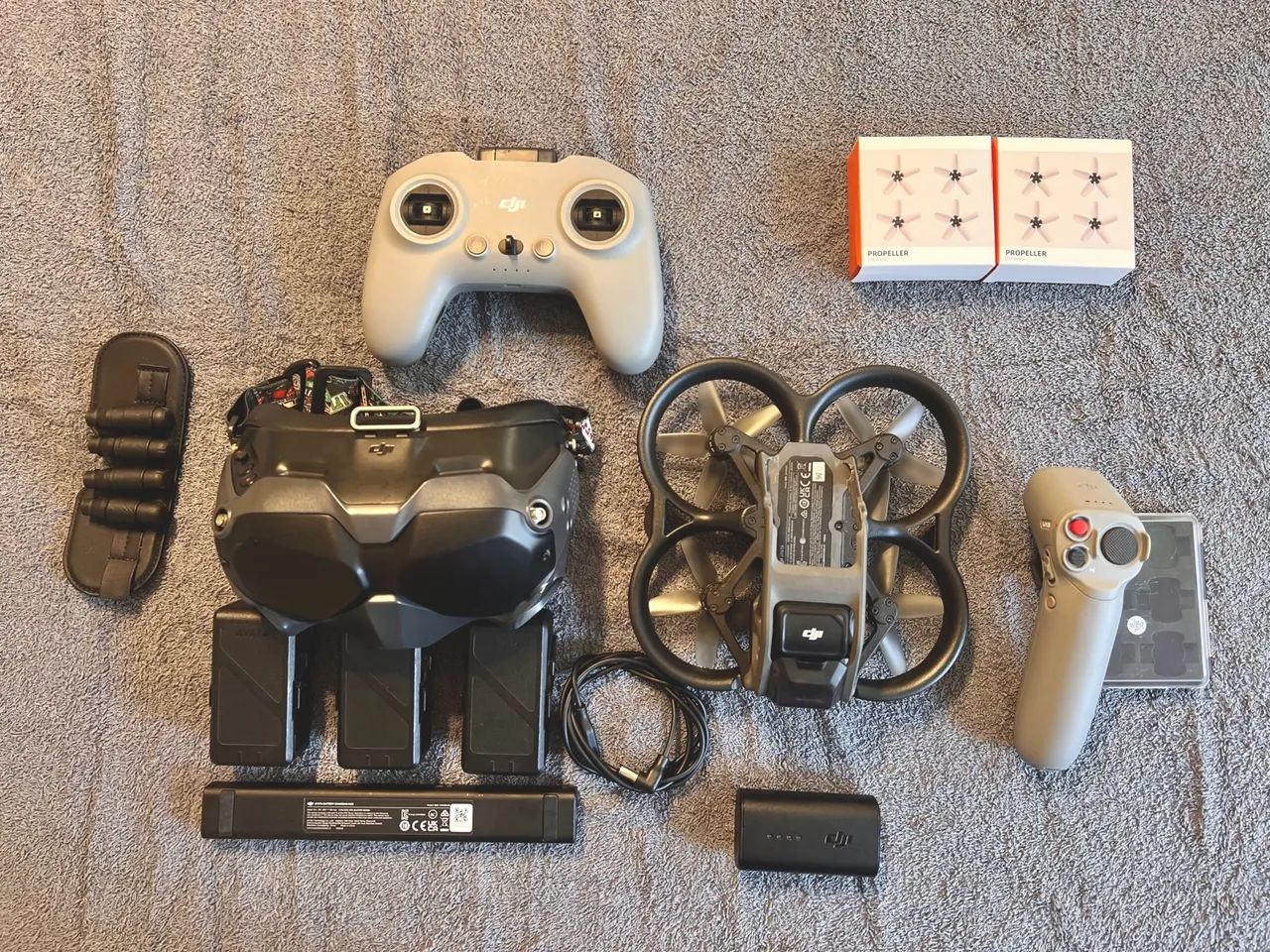 Drone DJI Avata - Óculos - Controle + Acessórios  - Foto 4