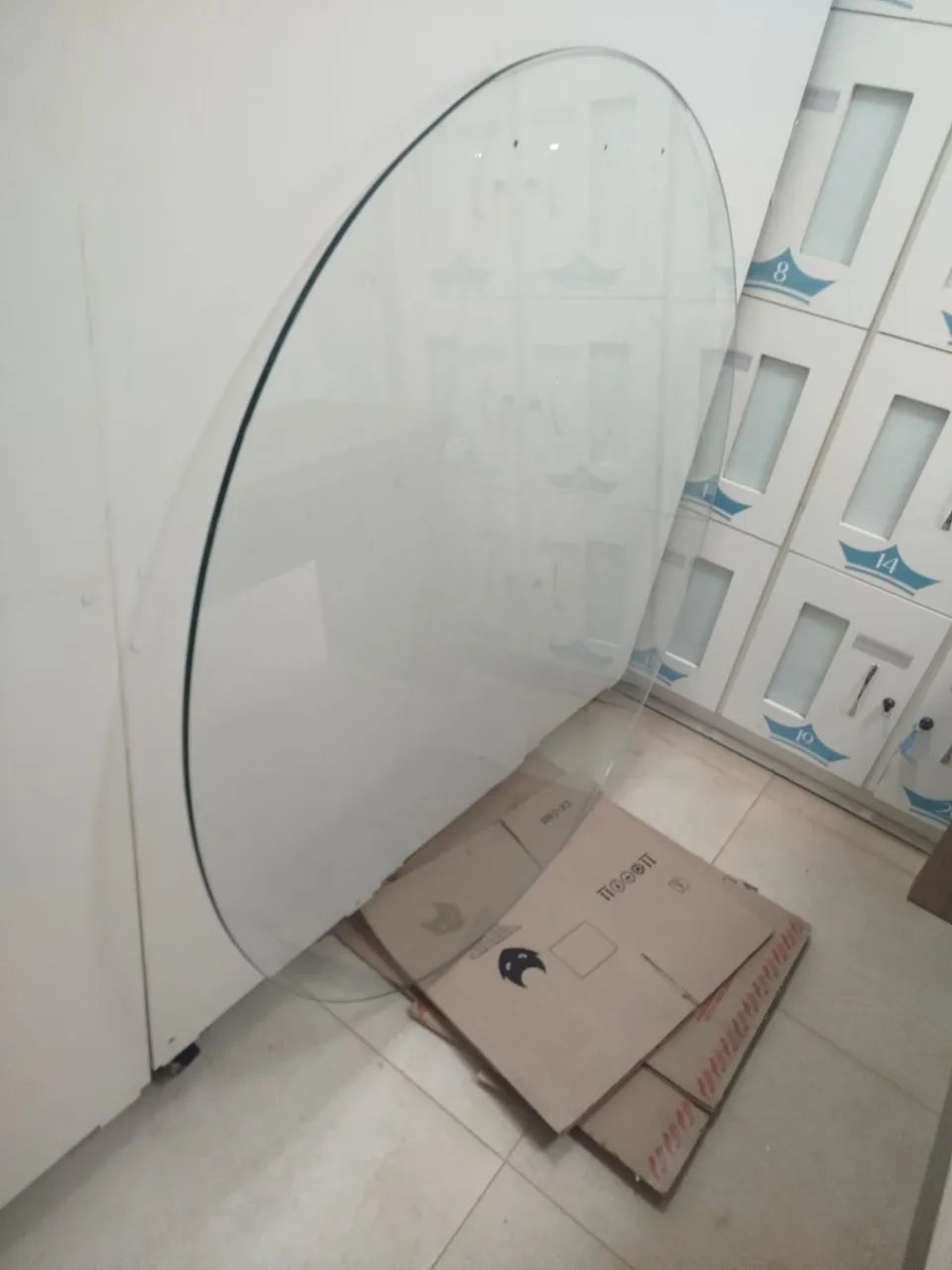 Tampo de vidro para mesa 