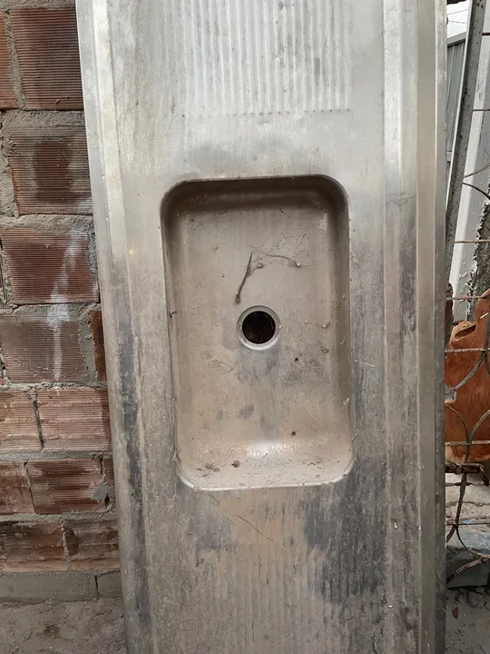 Pia de aço inox para cozinha