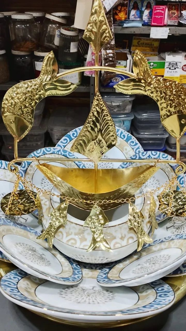 Iba de Santo Logun Ede - pavão + Ferramenta  - Foto 4