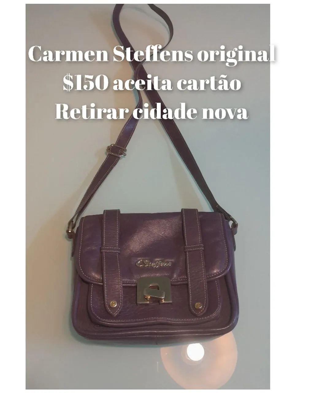 Bolsa de Ombro em Couro com Estampa de Cobra - Foto 2